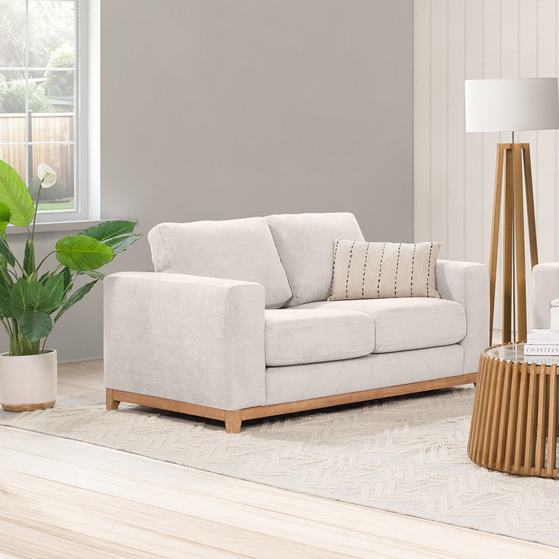 Willow 2 Seater Fabric Sofa - Ivory