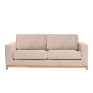 Willow 3.5 Seater Fabric Sofa - Champagne