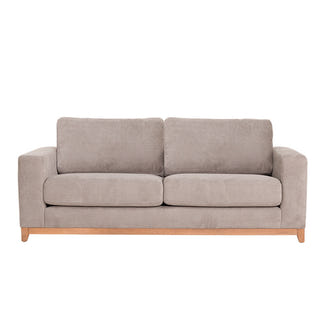 Willow 3.5 Seater Fabric Sofa - Light Grey