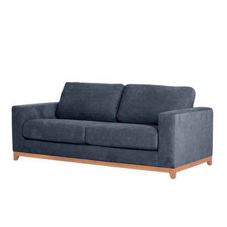 Willow 3.5 Seater Fabric Sofa - Azure