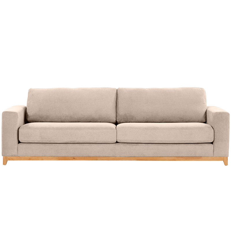 Willow 4 Seater Fabric Sofa - Champagne