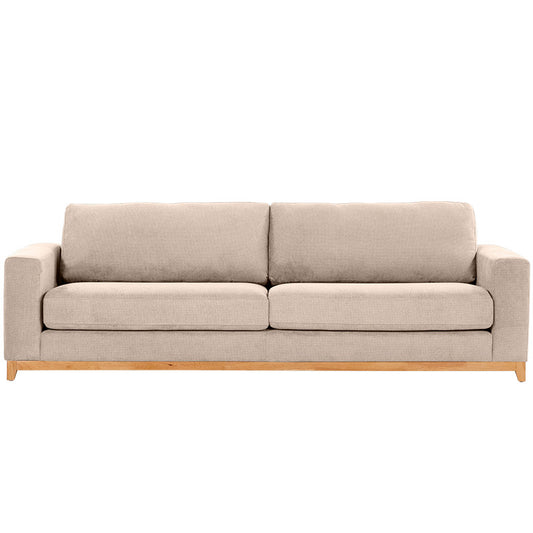 Willow 4 Seater Fabric Sofa - Champagne