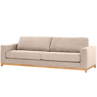 Willow 4 Seater Fabric Sofa - Champagne