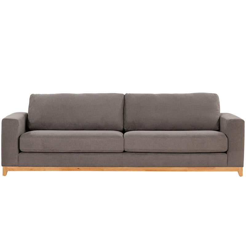 Willow 4 Seater Fabric Sofa - Dark Grey