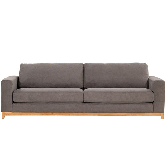Willow 4 Seater Fabric Sofa - Dark Grey