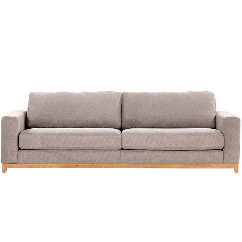 Willow 4 Seater Fabric Sofa - Light Grey
