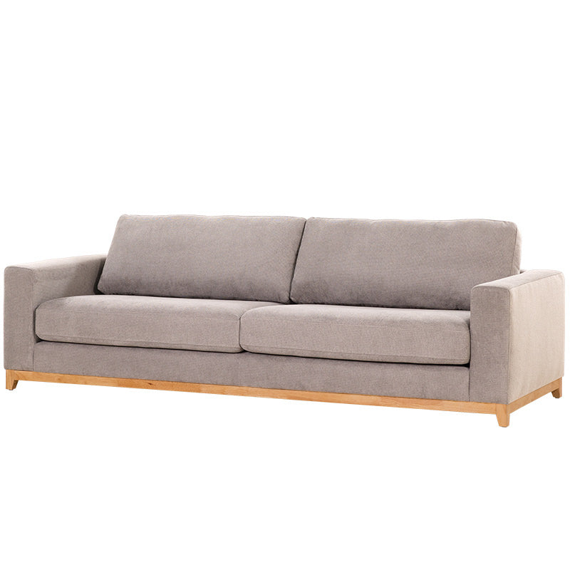 Willow 4 Seater Fabric Sofa - Light Grey