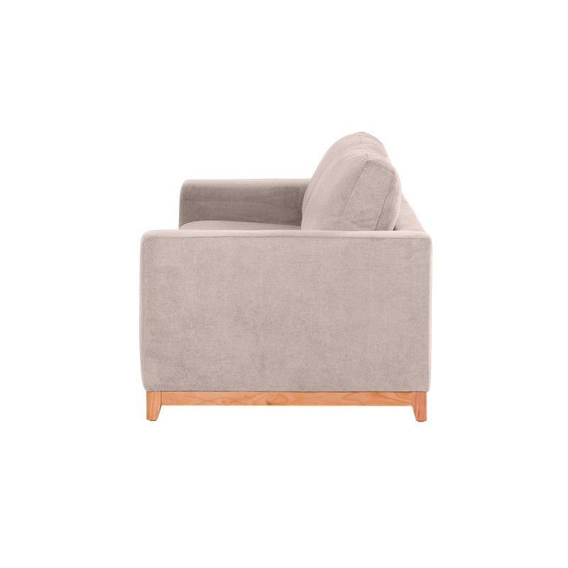 Willow 4 Seater Fabric Sofa - Light Grey