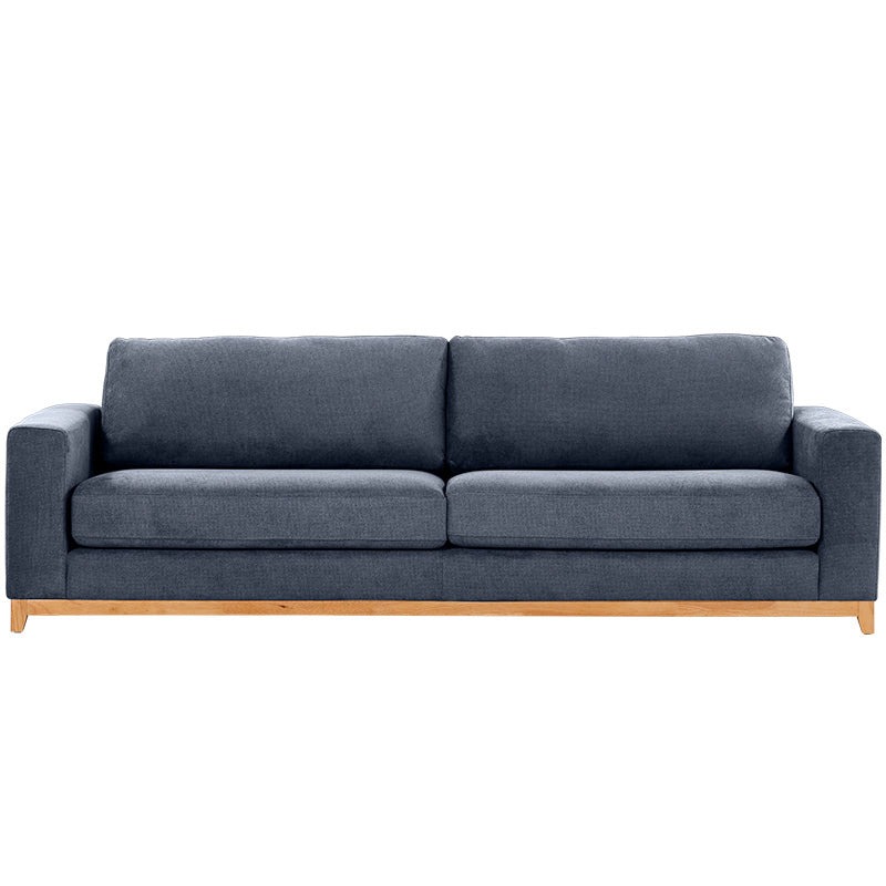 Willow 4 Seater Fabric Sofa - Azure