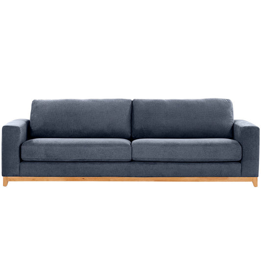 Willow 4 Seater Fabric Sofa - Azure