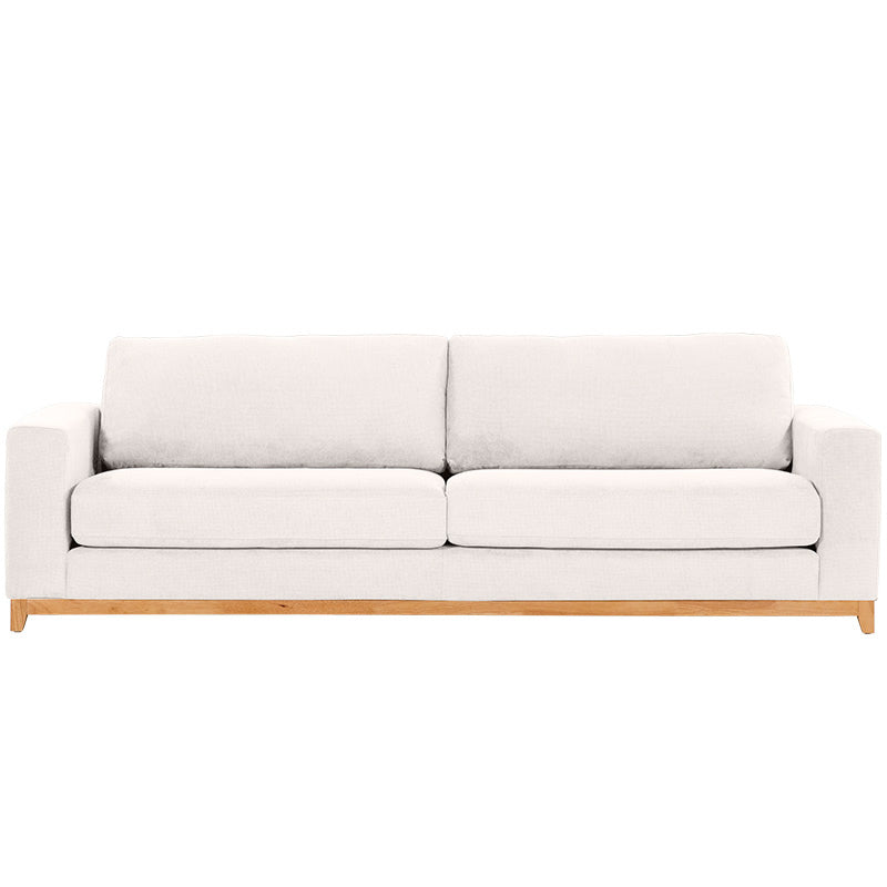 Willow 4 Seater Fabric Sofa - Ivory