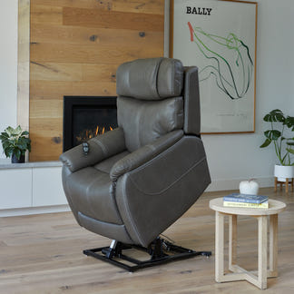 Theorem Winslow Lift & Recline Fabric Armchair - Cappricio Smoke