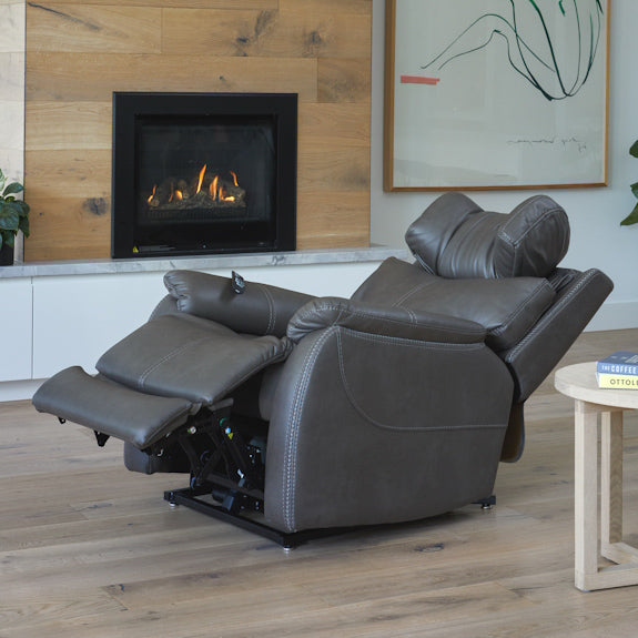 Theorem Winslow Lift & Recline Fabric Armchair - Cappricio Smoke