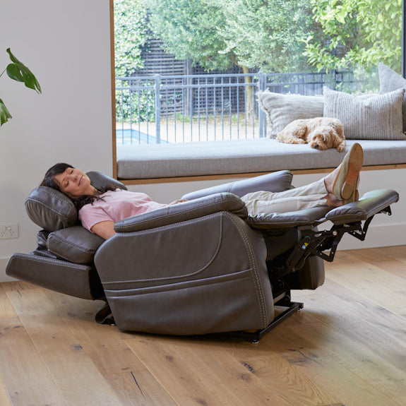 Theorem Winslow Lift & Recline Fabric Armchair - Cappricio Smoke
