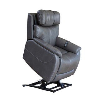 Theorem Winslow Lift & Recline Fabric Petite Armchair - Smoke