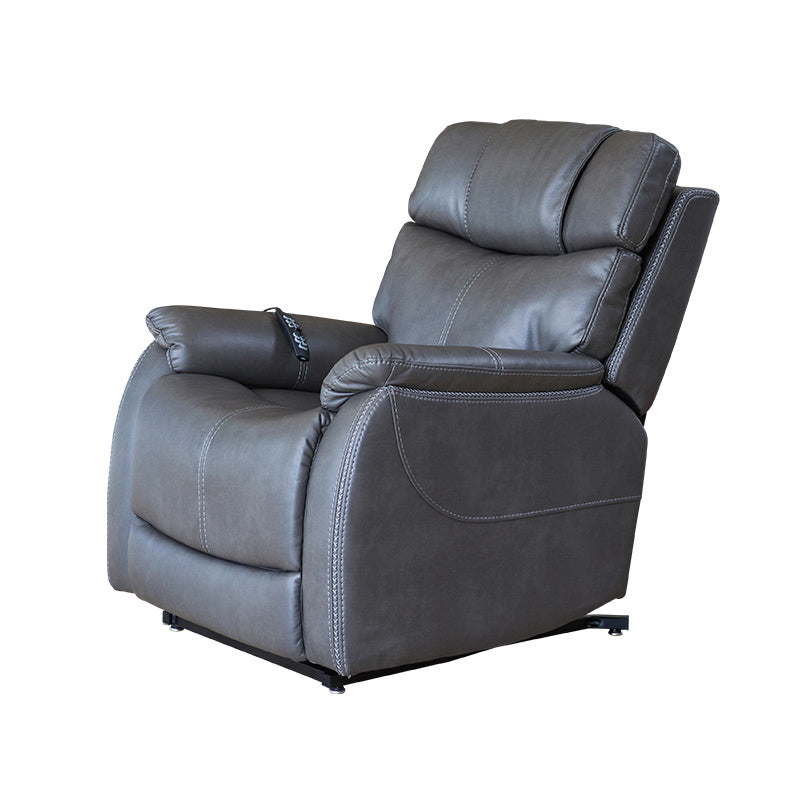 Theorem Winslow Lift & Recline Fabric Petite Armchair - Smoke