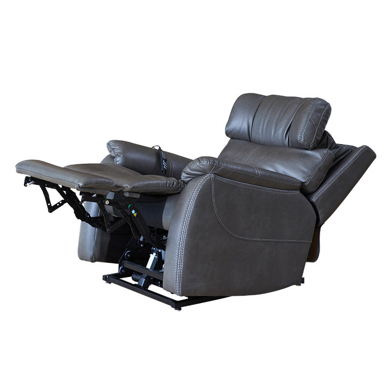 Theorem Winslow Lift & Recline Fabric Petite Armchair - Smoke