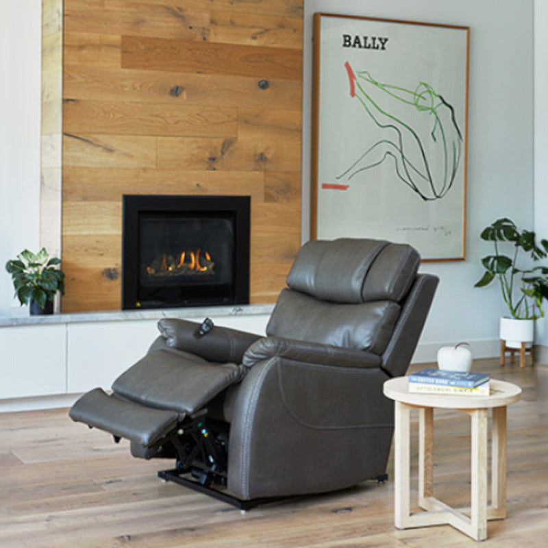 Theorem Winslow Lift & Recline Fabric Petite Armchair - Smoke
