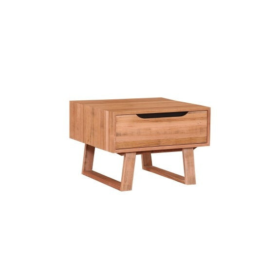 Xavier Single Drawer Lamp Table - Oak/Natural