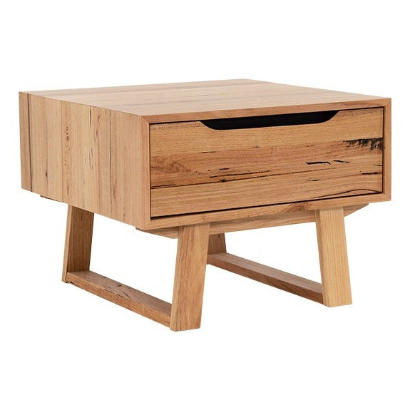 Xavier Single Drawer Lamp Table - Oak/Natural