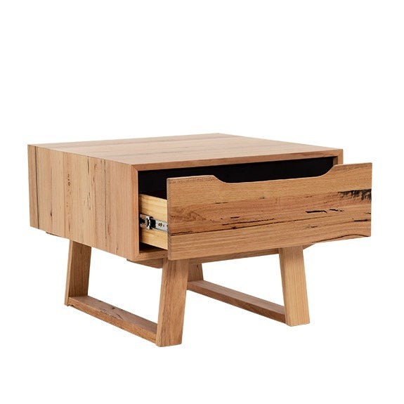 Xavier Single Drawer Lamp Table - Oak/Natural