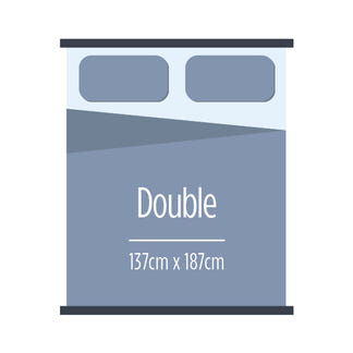 COMFORT SLEEP Climasense Contour Double Mattress - Medium