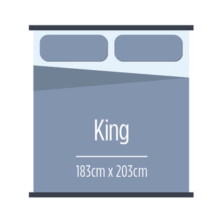 COMFORT SLEEP Climasense Contour King Mattress - Medium