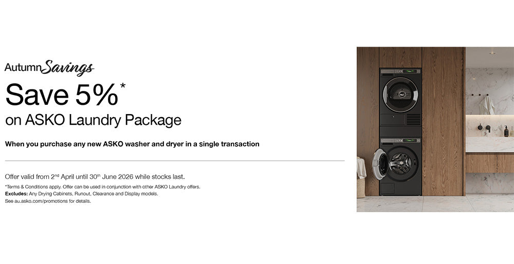 Bundle and Save 5% on ASKO Laundry Packages