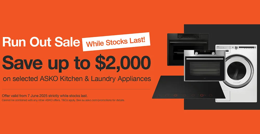 Save up to $2,000 on ASKO Kitchen & Laundry Appliances