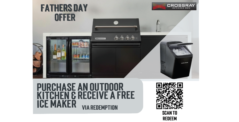 Bonus Ice Maker with Select Crossray Outdoor Kitchen Purchase