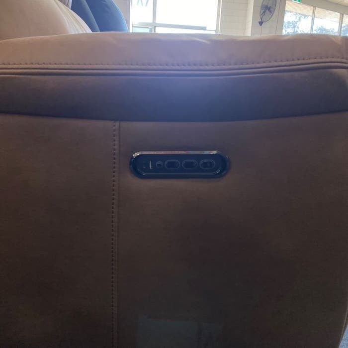 California Electric Recliner Fabric Armchair - Tan