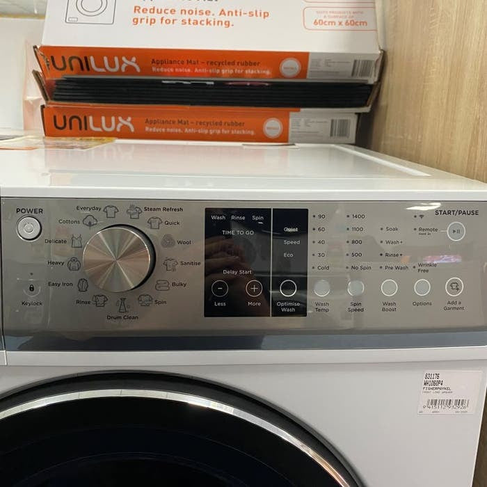 Fisher & Paykel 10kg Series 7 Front Loader Washer, Steam Care