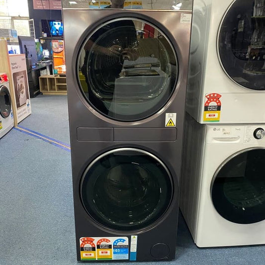 Haier 12kg-9kg Washer Dryer Combo Laundry Centre - Black