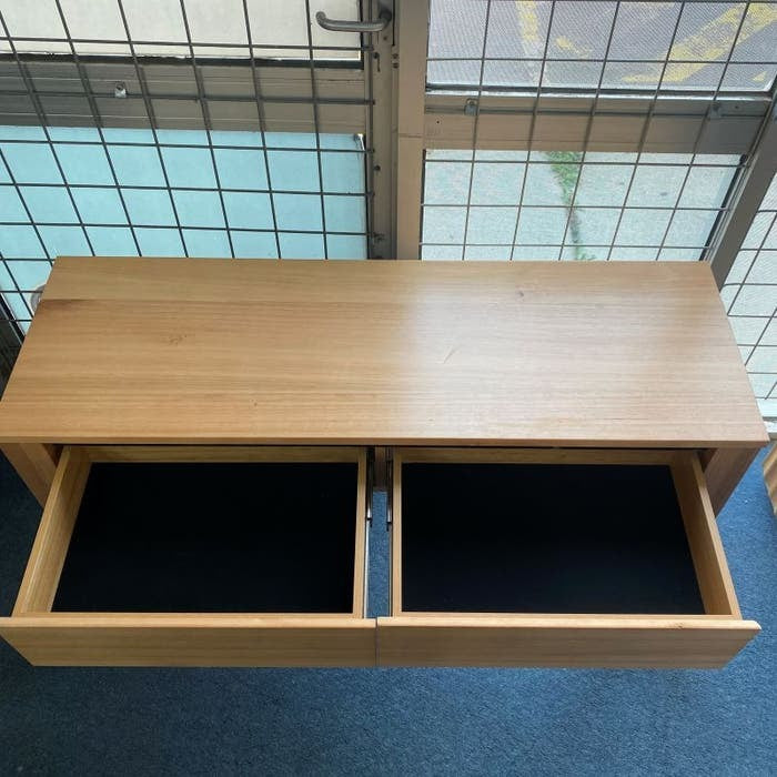 Hamilton 2 Drawer Hall Table - Messmate/Natural