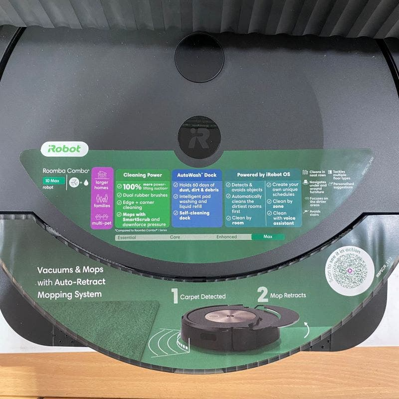iRobot Roomba Combo 10 Max Robot Vacuum & Mop