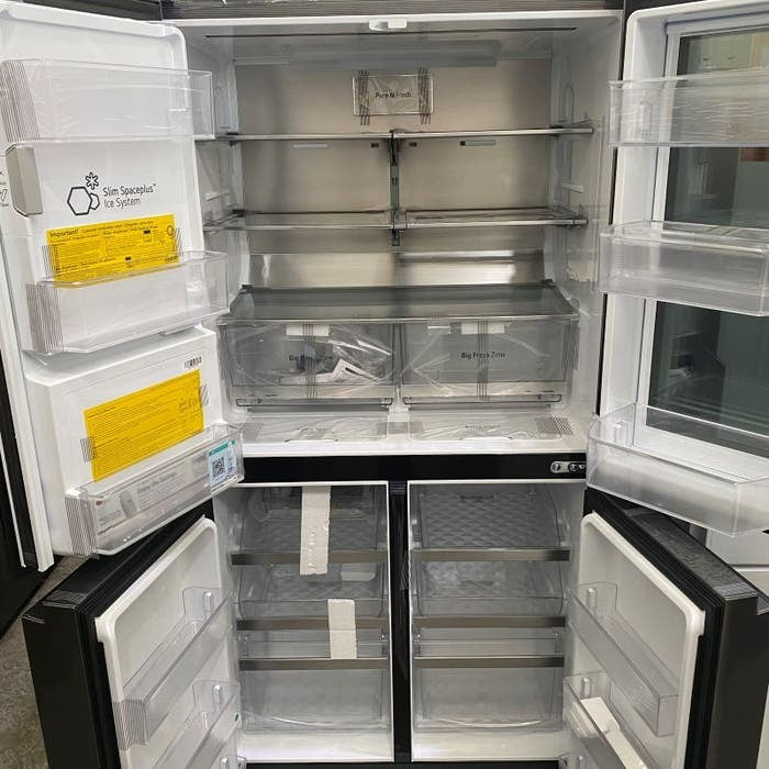 LG 642 Litre  French Door Refrigerator with InstaView - Black Stainless Steel