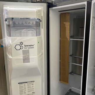 LG 635 Litre Side By Side Fridge - Matte Black
