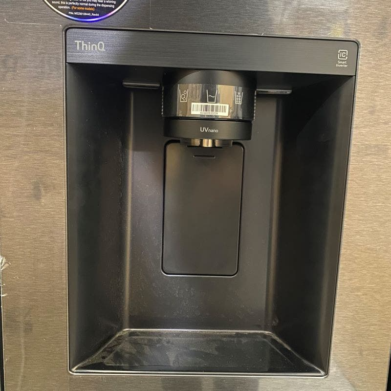 LG 635 Litre Side By Side Fridge - Matte Black