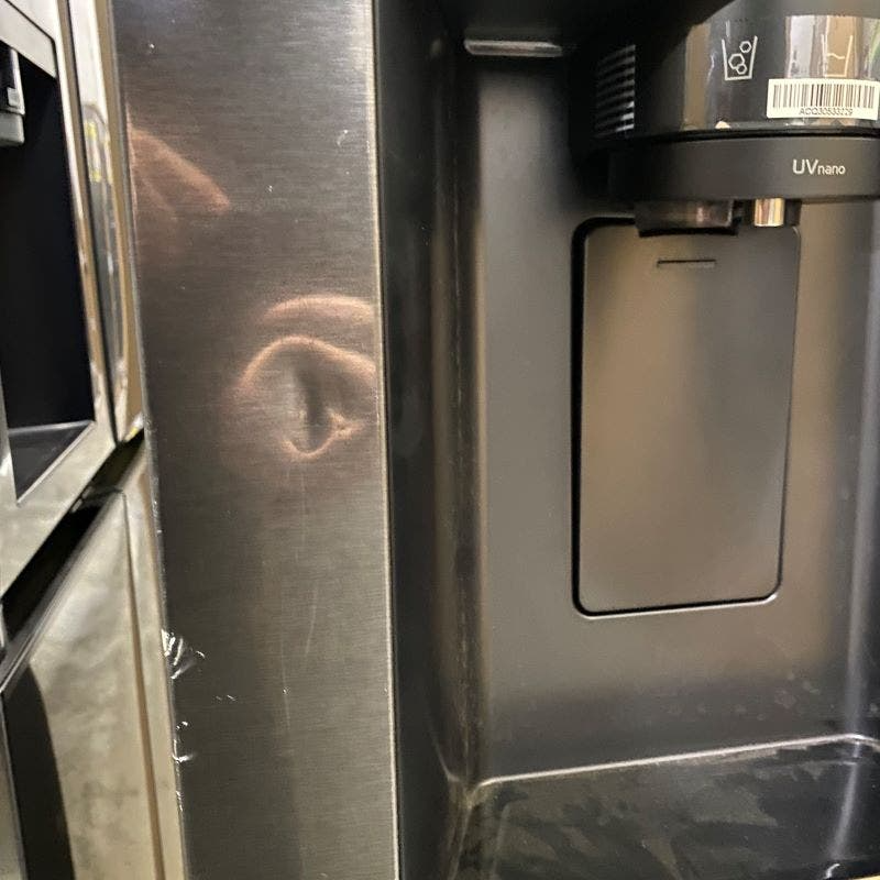 LG 635 Litre Side By Side Fridge - Matte Black