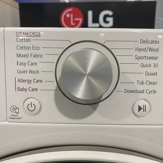 LG 8kg Front Load Washer - White