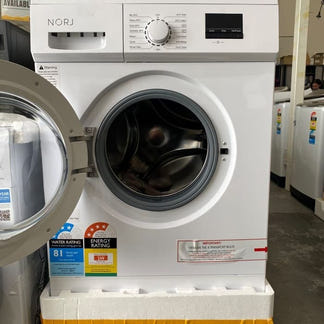 NORJ 8kg Front Load Washer - White
