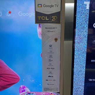 TCL 65 Inch NXTFRAME 4K QLED Smart TV with Google TV