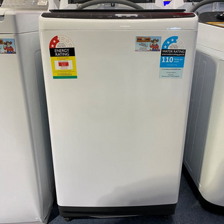 TCL 9kg Top Load Washer - White