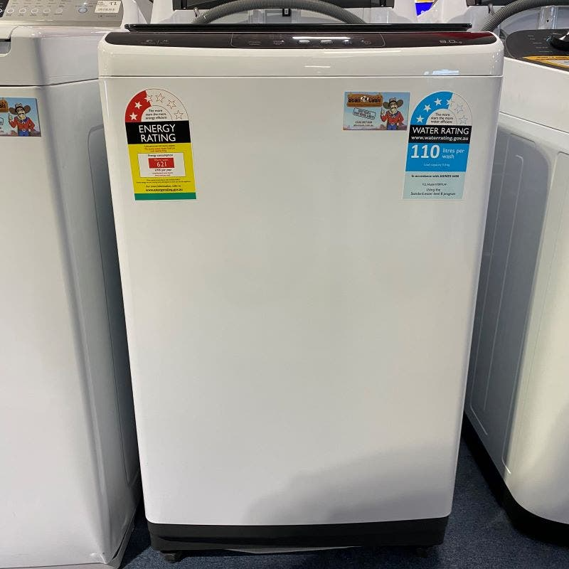 TCL 9kg Top Load Washer - White