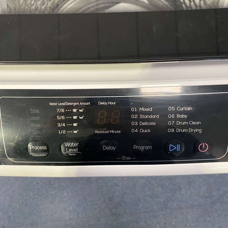TCL 9kg Top Load Washer - White