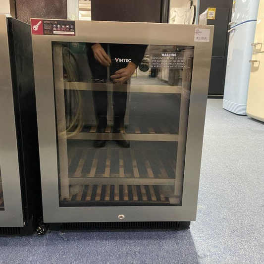 Vintec 50 Bottle Dual Zone Wine Cabinet - Stainless Steel
