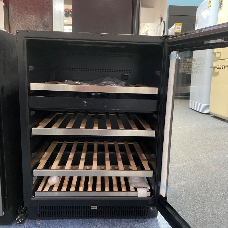 Vintec 50 Bottle Dual Zone Wine Cabinet - Stainless Steel