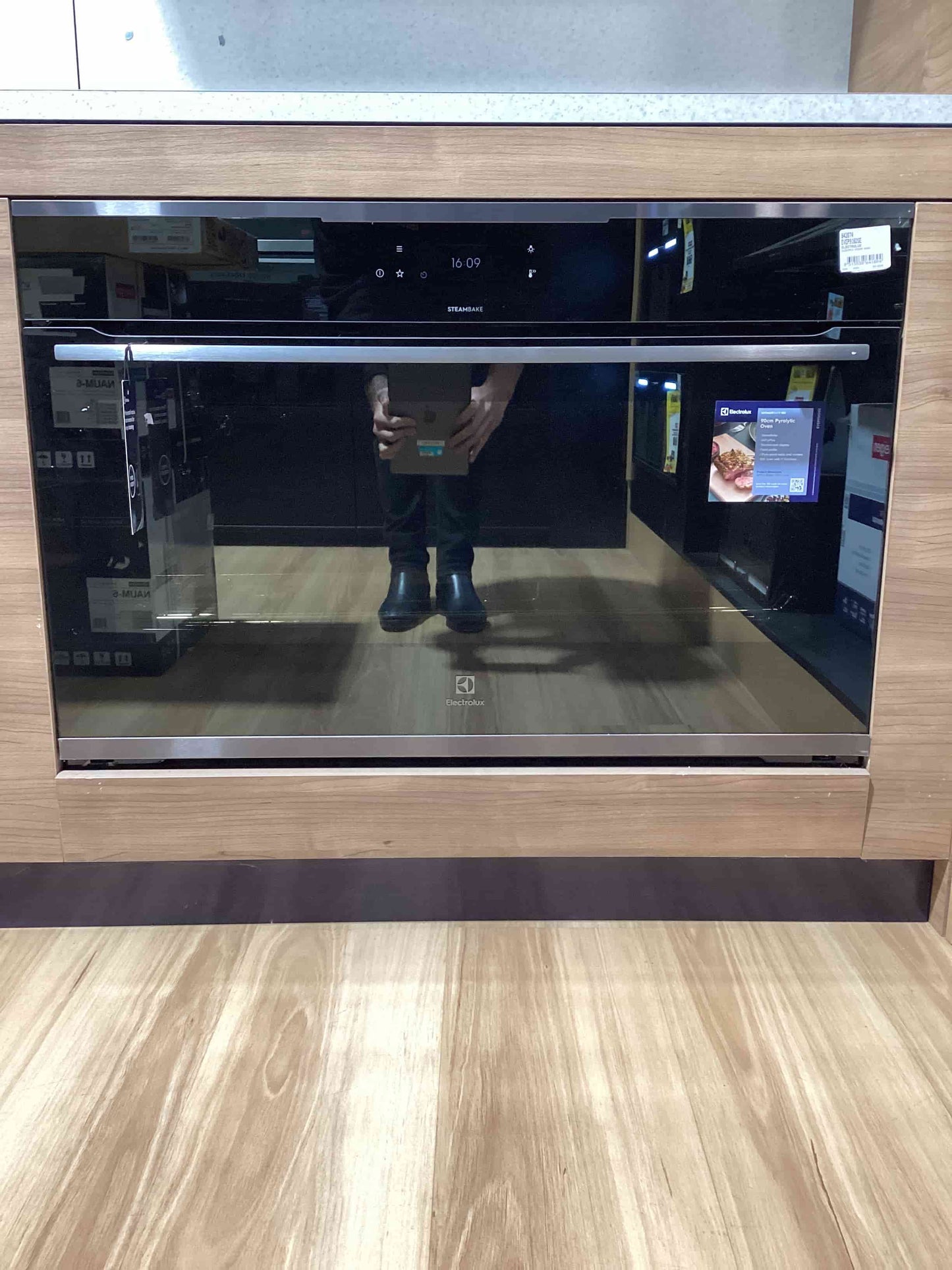 Electrolux UltimateTaste 900 90cm Electric Steam Oven - Dark Stainless Steel